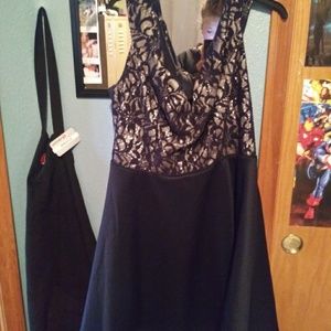 Navy blue dress